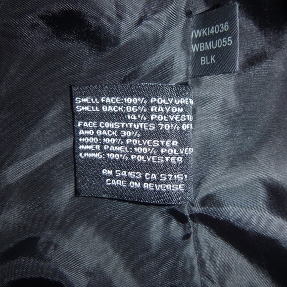 Black Rivet Leather Jacket - Picture 4 of 4